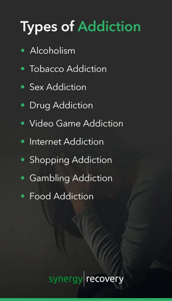 How Many Types Of Addiction Are There 