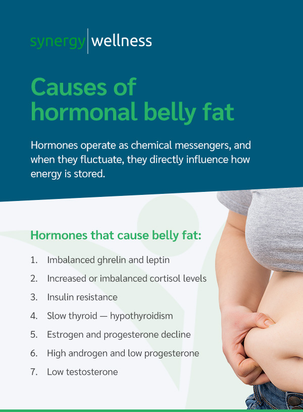 Causes of hormonal belly fat