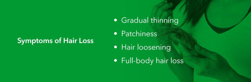 Symptoms of Hair Loss